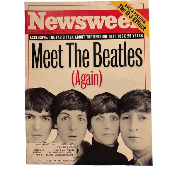 NEWSWEEK OCTOBER 23,1995-MEET THE BEATLES AGAIN - Picture 1 of 4